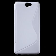 Антискользящий чехол накладка для HTC One A9 (Белый)