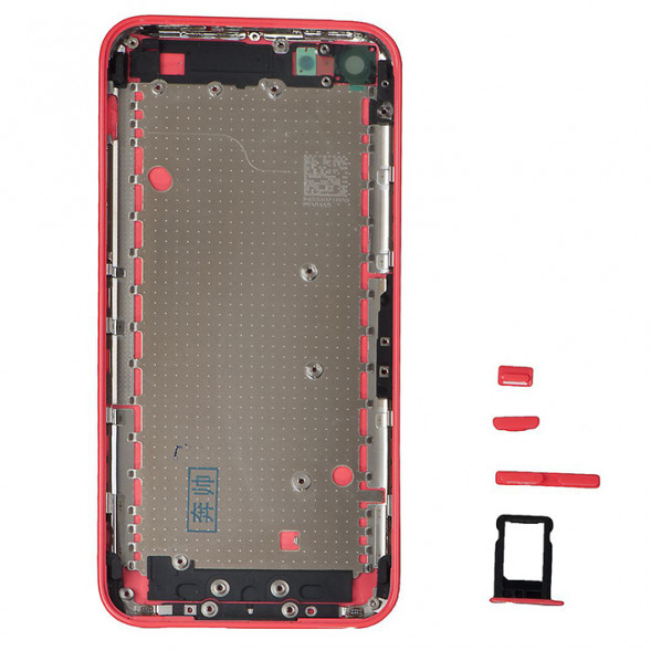 Корпус iPhone 5C задняя крышка (Розовый)