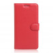 Чехол книжка с визитницей для Huawei Honor V8 (красный)
