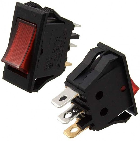IRS-1-4C on-off Переключатель рокерный серии IRS-1