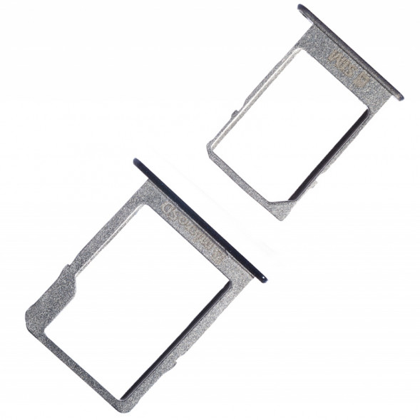 Контейнер SIM+MicroSD для Samsung A300F, A500F, A700F (комплект 2 шт.) (Черный)