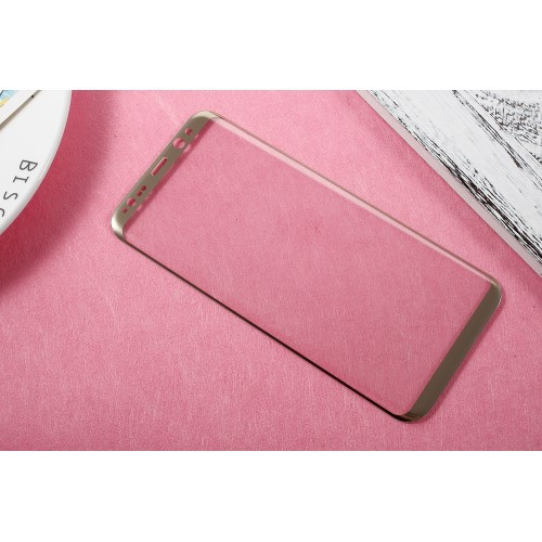 3D Защитное стекло для Samsung Galaxy S8 G950F (золото)