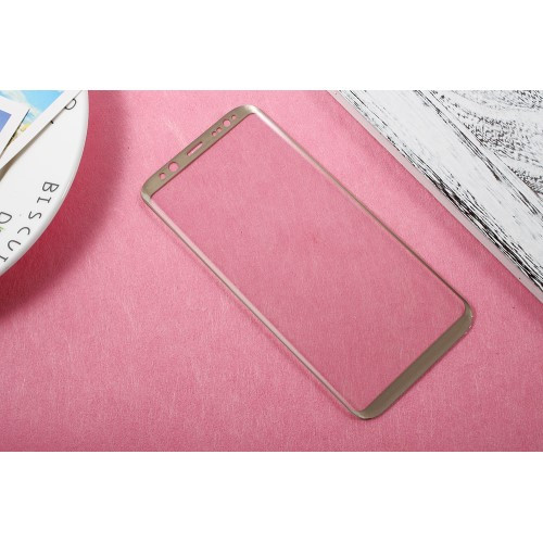 3D Защитное стекло для Samsung Galaxy S8 G950F (золото)