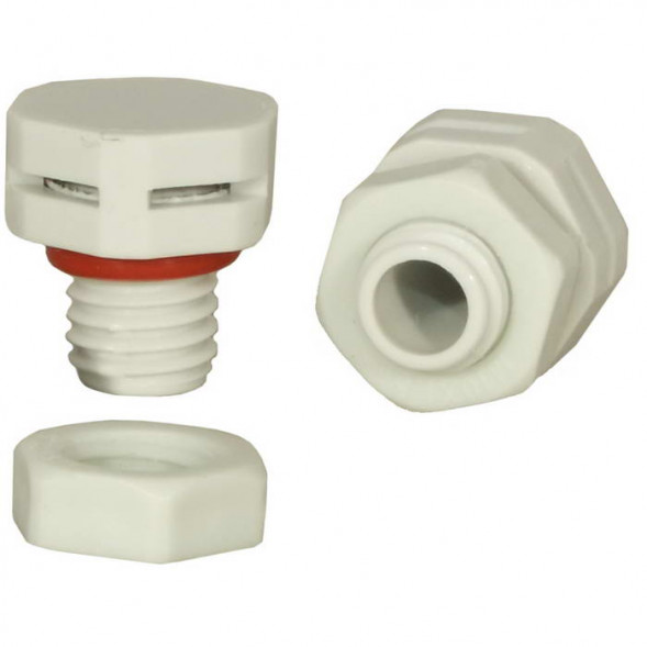 Клапаны выравнивания давления M10X1.5 PA66 WHITE