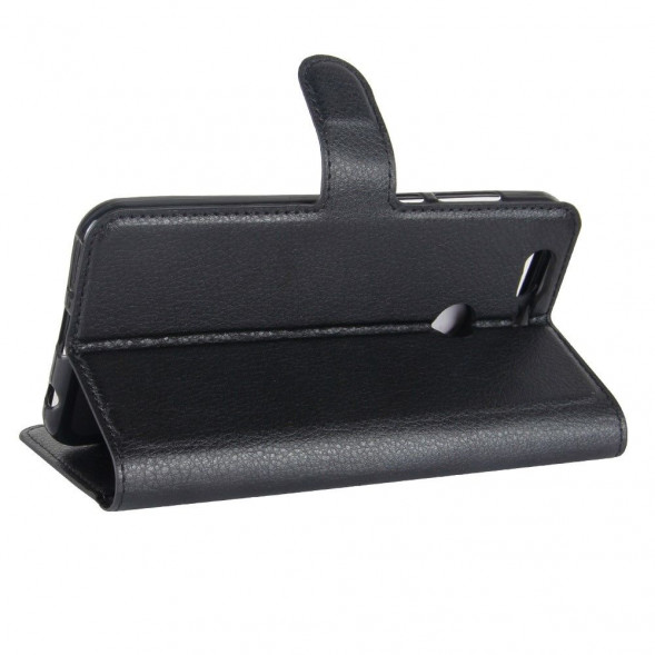 Чехол книжка с визитницей для Huawei Nova 2 (черный)