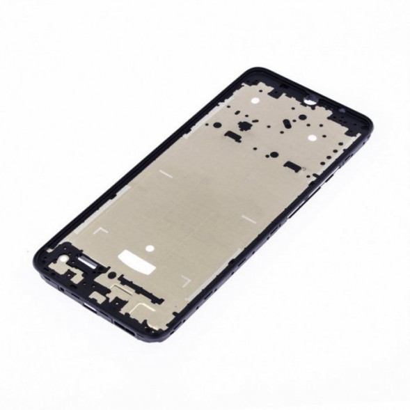 Рамка дисплея для Xiaomi Redmi 12C (22120RN86G) (Черный) средняя часть