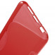 Антискользящий чехол накладка для HTC One A9 (Красный)