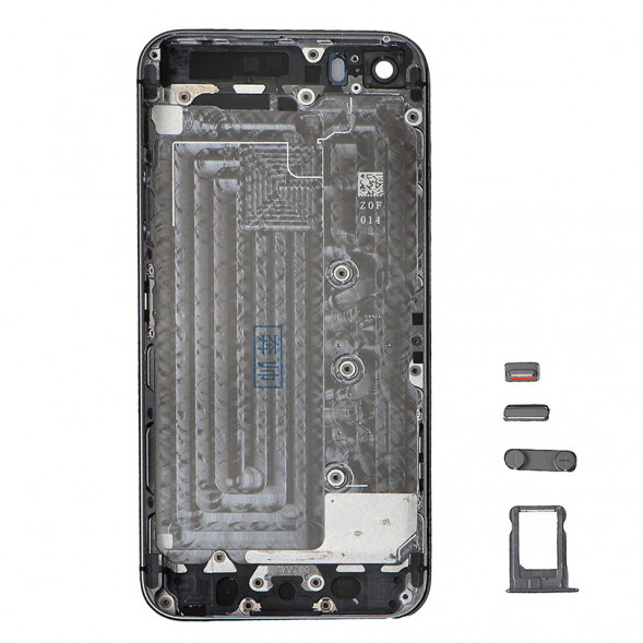 Корпус на iPhone 5S задняя крышка алюминиевый (Серый)