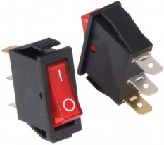 IRS-101-1C ON-OFF Переключатель клавишный (рокерный) серии IRS
