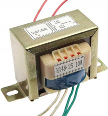 EI48*25 220v to 2x12v 10W Трансформатор питания 220 В 50 Гц