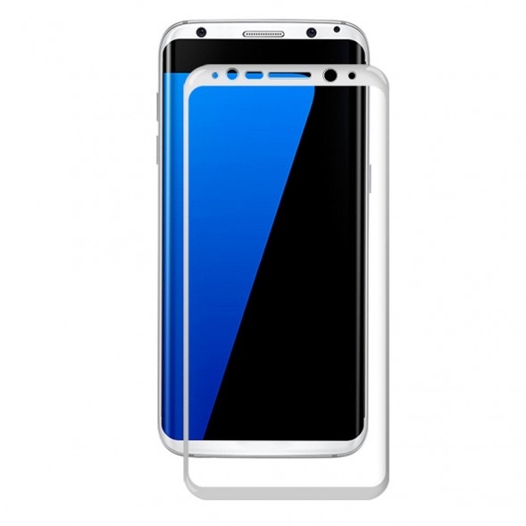 3D Защитное стекло для Samsung Galaxy S8 (белый)