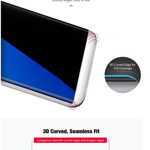 3D Защитное стекло для Samsung Galaxy S8 (белый)