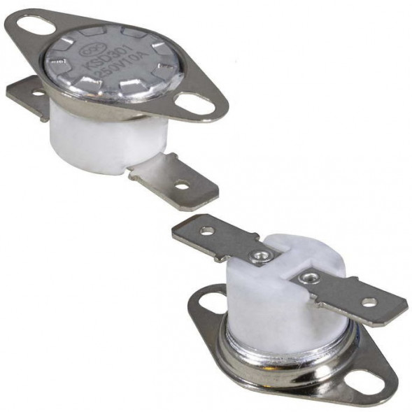 KSD301 200C 10A NC cera Термостат нормально замкнутый