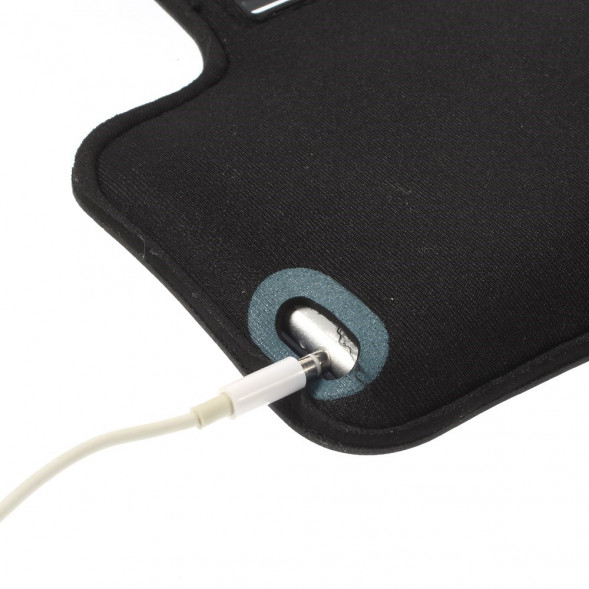 Спортивный чехол на руку для iPhone 6, 6S (Черный)