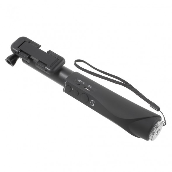Монопод с кнопкой и беспроводной связью Bluetooth JQ8 для iPhone, Samsung, GoPro камеры (Черный)