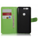 Чехол книжка с визитницей для Huawei Honor V8 (зеленый)