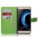 Чехол книжка с визитницей для Huawei Honor V8 (зеленый)