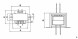 EI48*30 220v to 12V 12W Трансформатор питания 220 В 50 Гц