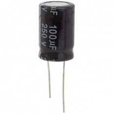 Конденсатор 100 UF 250 V 105C 16*25 (JWCO)