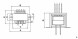 EI57*20 220v to 2x12V 11W Трансформатор питания 220 В 50 Гц