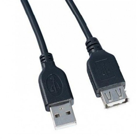 Кабель USB - USB(f) Atcom АТ7206 1.5м (чёрный)