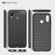 Чехол Carbon Fibre для Huawei Honor Play (черный)