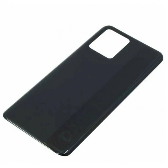 Задняя крышка для Realme 8, 8 Pro (Черная)
