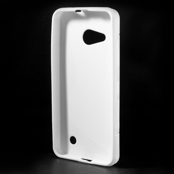 Антискользящий чехол накладка для Microsoft Lumia 550 (Белый)