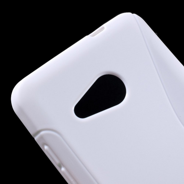 Антискользящий чехол накладка для Microsoft Lumia 550 (Белый)