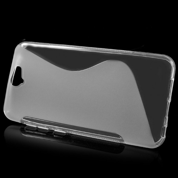 Антискользящий чехол накладка для HTC One A9 (Прозрачный)