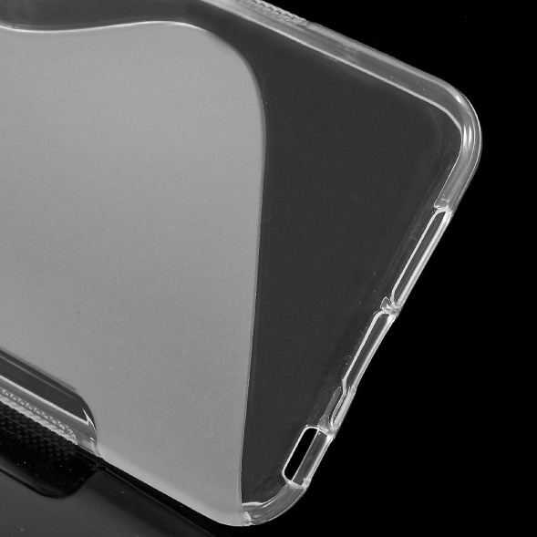 Антискользящий чехол накладка для HTC One A9 (Прозрачный)