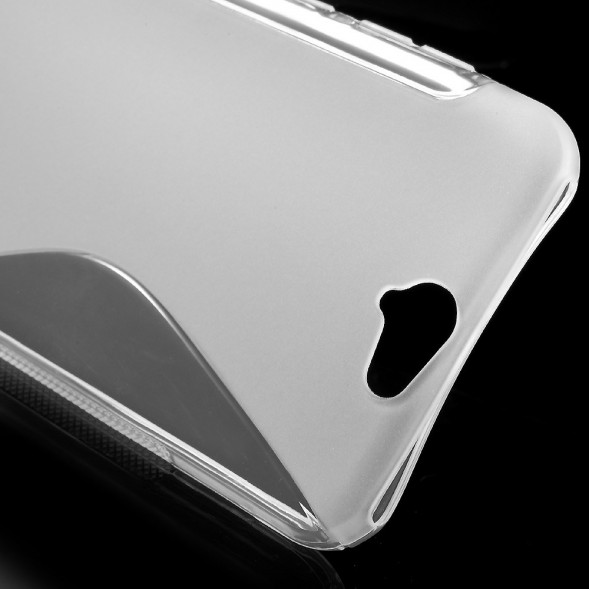 Антискользящий чехол накладка для HTC One A9 (Прозрачный)