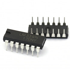 LM339N Квадрантный дифференциальный компаратор (DIP-14)
