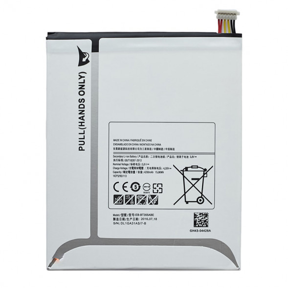 Аккумулятор EB-BT355ABE для Samsung T350 Tab A 8.0 Wi-Fi, T355 Tab A 8.0 LTE