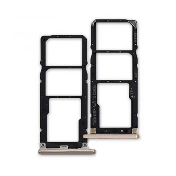 Держатель лоток сим для Xiaomi Redmi S2 Sim2, microSD (золотистый)