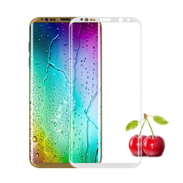 3D Защитное стекло для Samsung Galaxy S8+ G955F (белый)
