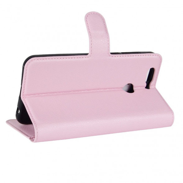 Чехол книжка с визитницей для Huawei Nova 2 (розовый)