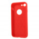 Чехол накладка Litchi Grain для iPhone 8 / iPhone 7 (красный)