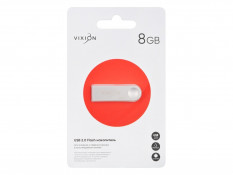 Накопитель USB Flash 08GB 2.0 VI Zinc Alloy (серебро)