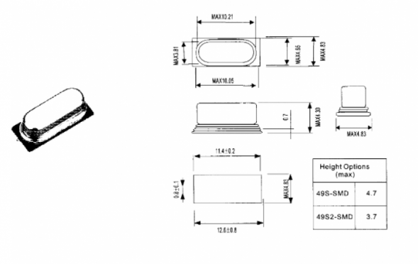 HC49SM-11.0592MHZ-20PF STRONG Кварцевый резонатор
