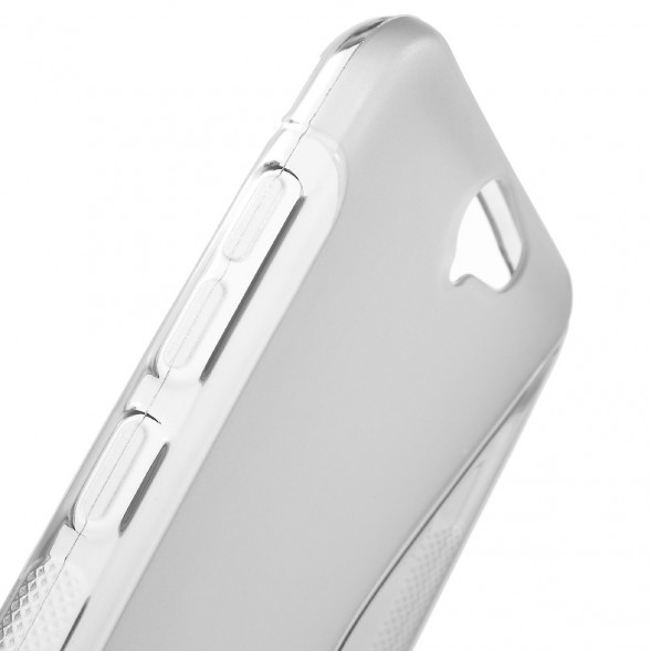 Антискользящий чехол накладка для HTC One A9 (Серый)