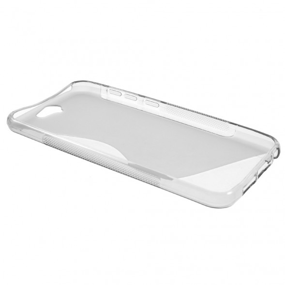 Антискользящий чехол накладка для HTC One A9 (Серый)