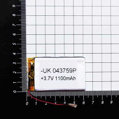 60X36X3mm 3.7V 1100mAh Литий-полимерный аккумулятор