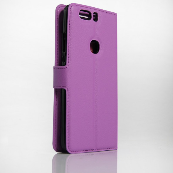 Чехол книжка с визитницей для Huawei Honor V8 (фиолетовый)