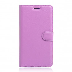 Чехол книжка с визитницей для Huawei Honor V8 (фиолетовый)
