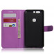 Чехол книжка с визитницей для Huawei Honor V8 (фиолетовый)