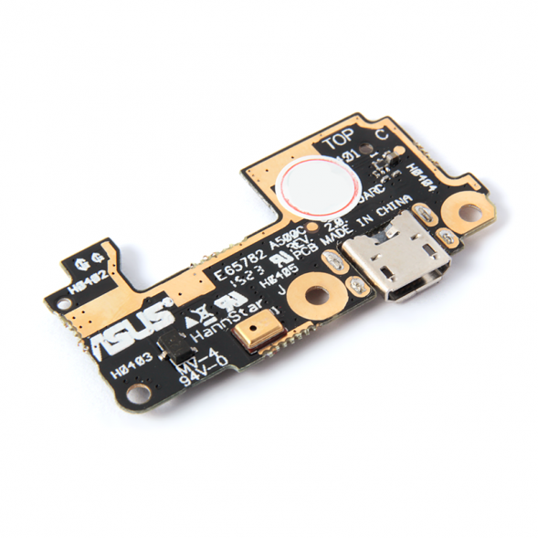 Шлейф для Asus ZenFone 5 A500CG, A500KL, A501CG плата на системный разъем, микрофон