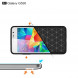 Чехол накладка Carbon Fibre для Samsung Galaxy Grand Prime SM-G530 (красный)
