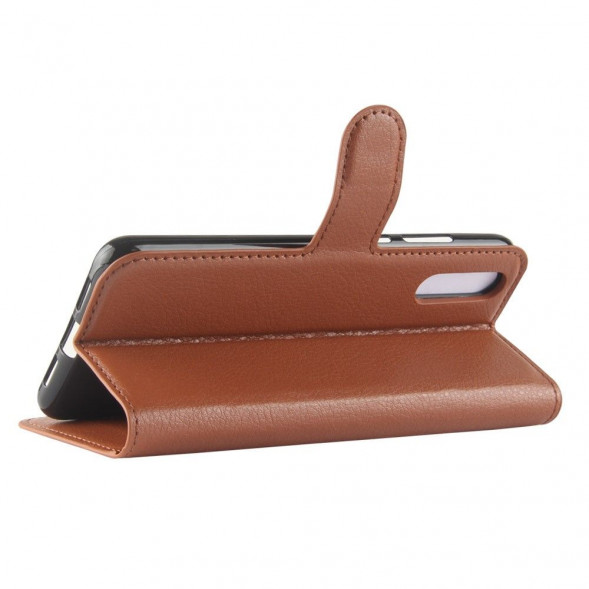 Чехол с визитницей для Huawei P20 (коричневый)