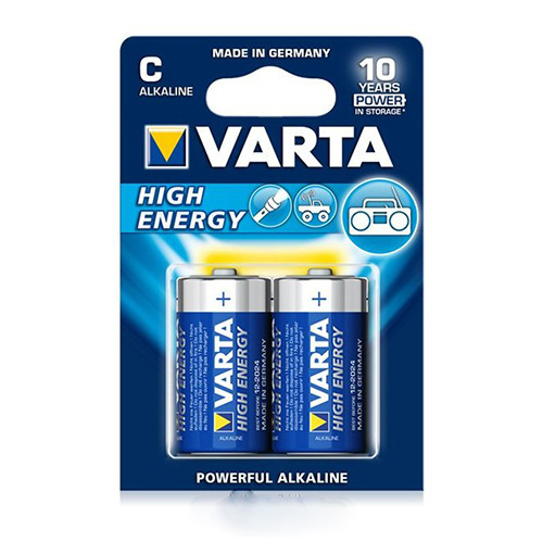 Батарейка C Varta LR14-2BL High Energy 1.5В (2/20/200)